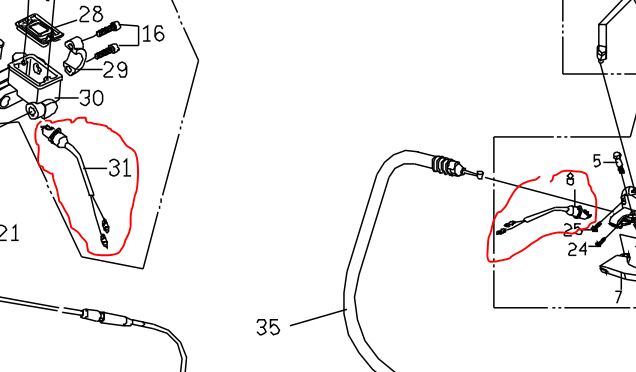 Genuine Buddy Brake Light Switches