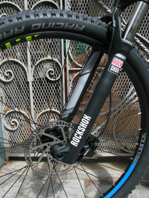 Fully adjustable forks and hydraulic disk brake