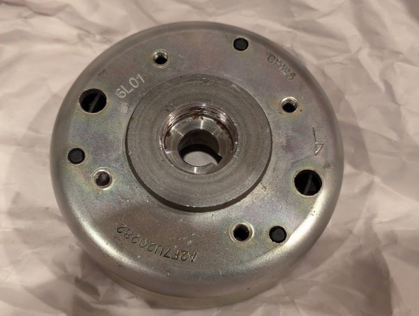 Used flywheel.