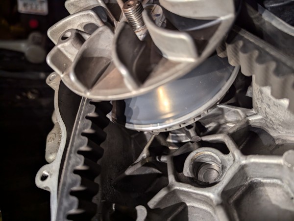 Ridges on the variator.