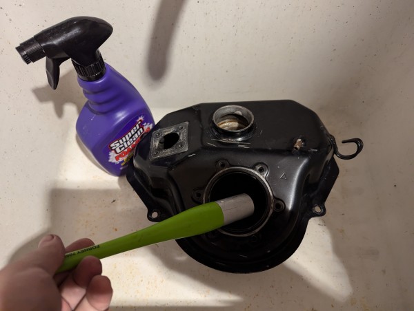 Spray, scrub, repeat ad nauseaum.