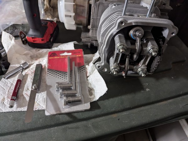 Right tools for setting valves.