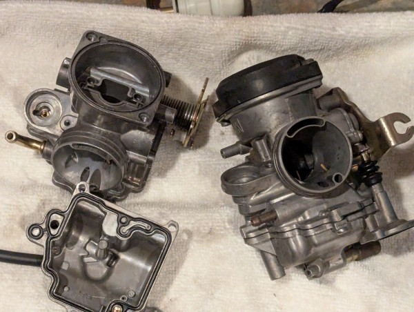 Carb teardown and comparison.