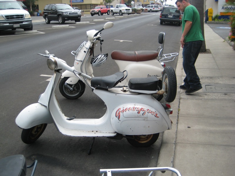 Some Vespas I saw in town